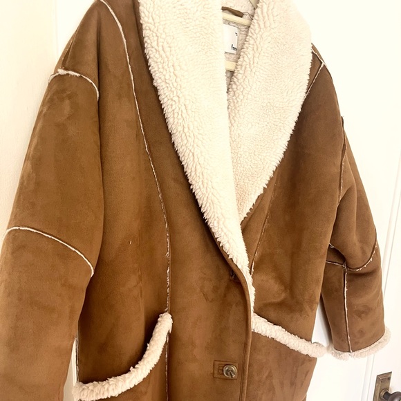 Wilfred Free Sherpa Suede Jacket - Picture 5 of 10